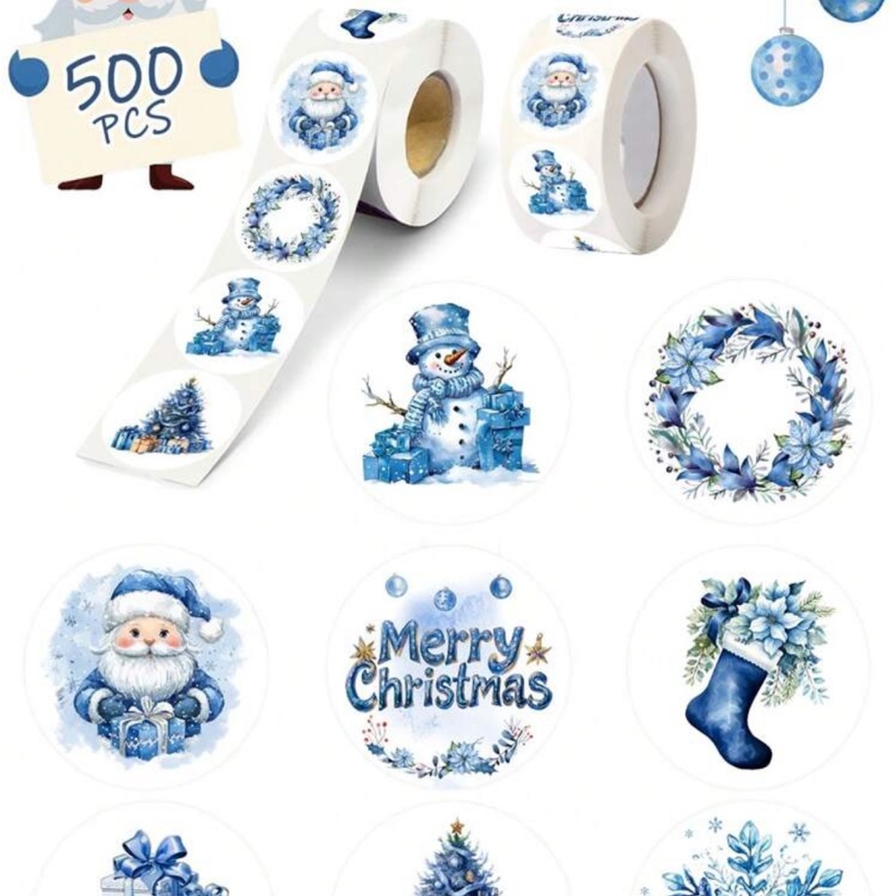 500 Christmas Stickers